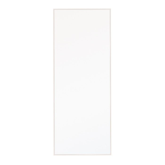 細枠 ウォールミラー 幅60cm 天然木 北欧風 日本製 ナチュラル 鏡 全身鏡 姿見 高級感 木製 ワイド 壁掛け nag-nk-8の画像