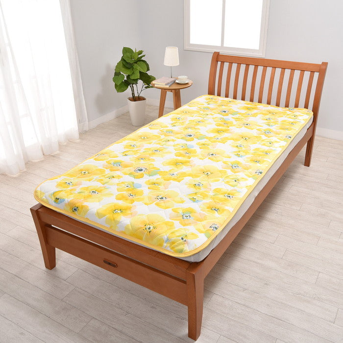 西川 レーヨン敷きパッド ひんやり 接触冷感 吸湿性 消臭 ダブル nis-10236511s3の画像