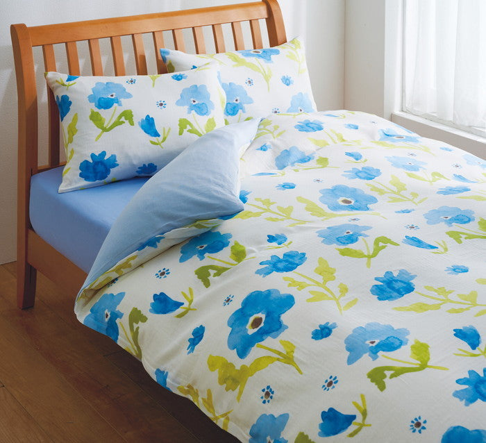 西川 mee ピロケース 綿100％二重ガーゼ 抗菌 防縮 フラワーモチーフ ME67 nis-10266791s5の画像