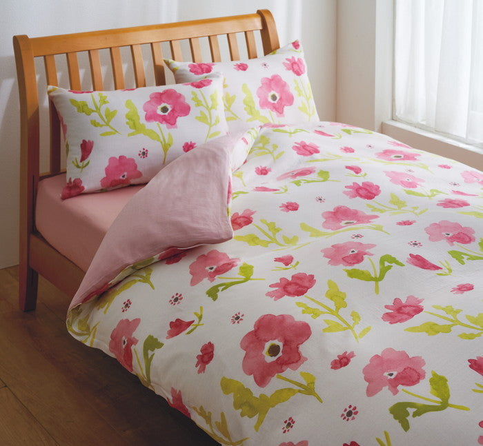 西川 mee ピロケース 綿100％二重ガーゼ 抗菌 防縮 フラワーモチーフ ME67 nis-10266791s5の画像