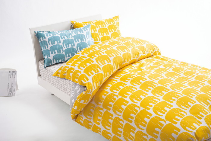 西川 フィンレイソン掛けふとんカバー シングル エレファンティ 象 リバーシブル 綿100％ FI7602 nis-10294632s1の画像