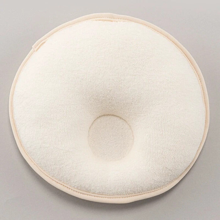 西川 ベビーまくら 医師の薦めるドーナツまくら あたまをやさしく支える アイボリー 中 nis-10852202s2の画像