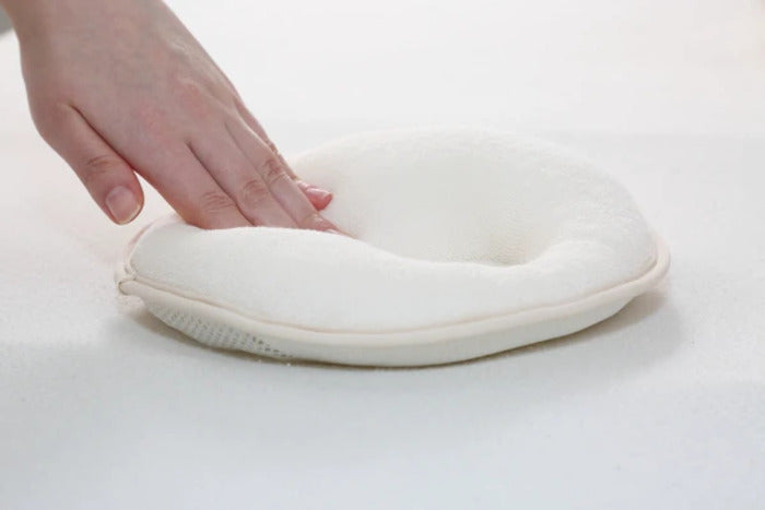 西川 ベビーまくら 医師の薦めるドーナツまくら あたまをやさしく支える アイボリー 中 nis-10852202s2の画像