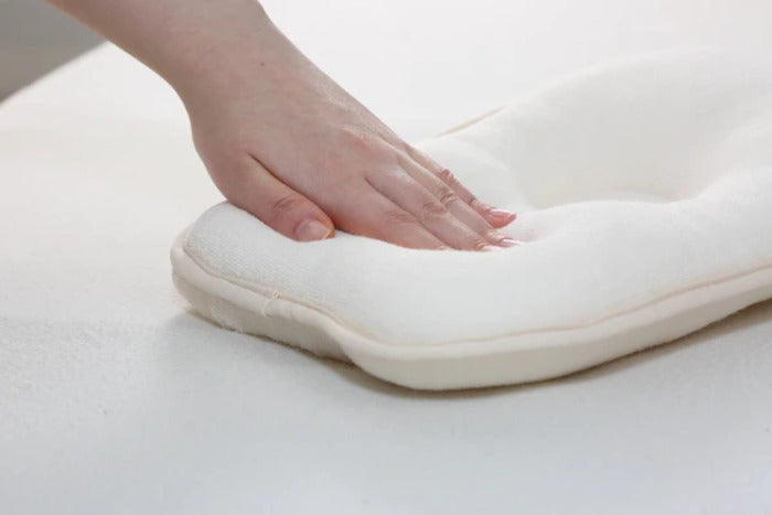 西川 ベビーまくら 医師の薦めるドーナツまくら あたまをやさしく支える アイボリー 大 nis-10852202s3の画像