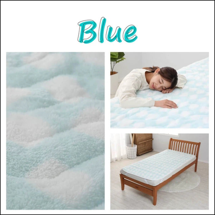 西川 HOKAHOKA あったか シャギーボア 敷きパッド シングル GY2454 nis-10954299s1の画像