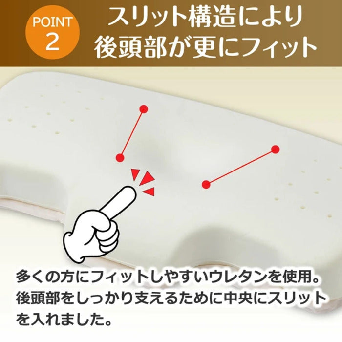西川 ナチュラルフィット枕 E9018 首をしっかり支える 本体 nis-11334885s1の画像