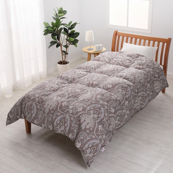 西川 国産 羽毛布団 ダックダウン90％ バイオアップ加工できれいな羽毛 日本製 TV1551ROMS ダブルロング nis-11929707s3の画像