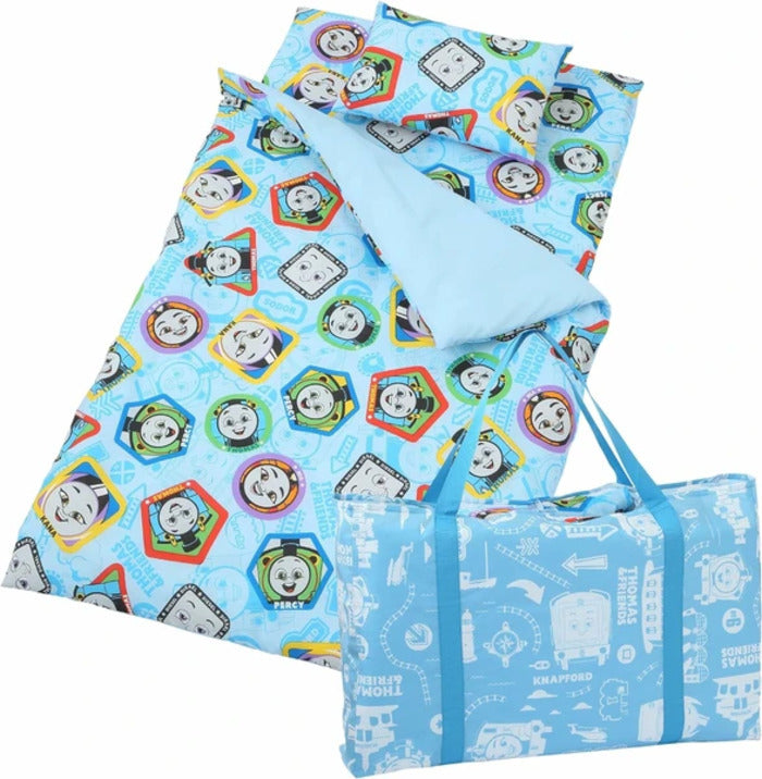 西川 きかんしゃトーマス お昼寝布団セット 園児用レギュラーサイズ 洗える 7点セット 専用バッグ付き nis-11933295s1の画像