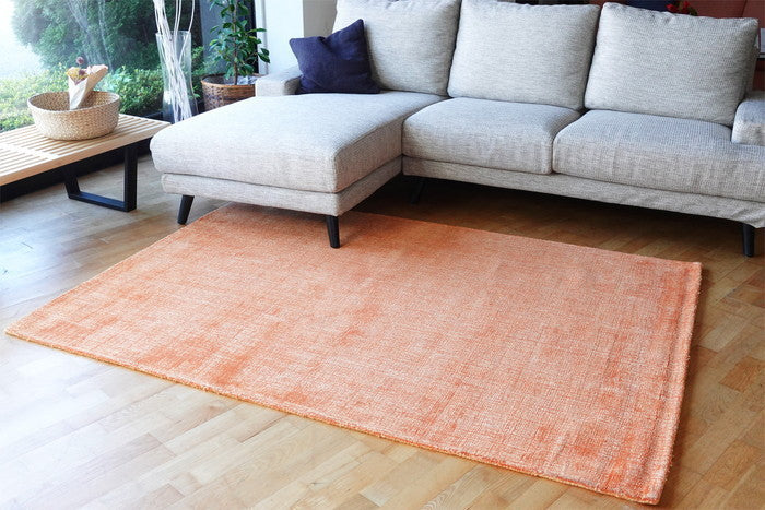 ハンドルーム コットン&ヴィスコース DYNASTY ANTIQUE ブラウン オレンジ 160x230cm rgm-r-dynastyantique-230の画像