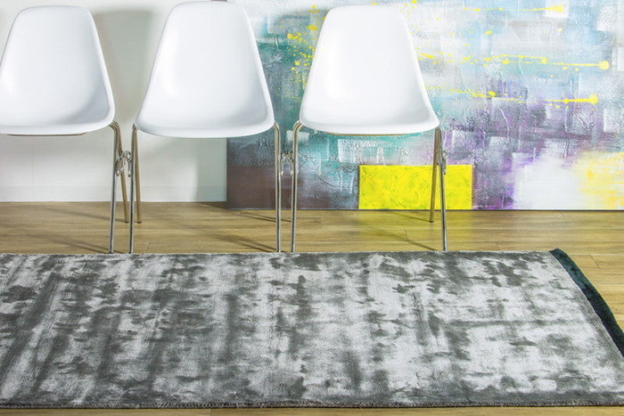 ハンドルーム コットン&ヴィスコース DYNASTY BORDER ベージュ グレー テールターコイズ パープル 140x200cm rgm-r-dynastyborder-200の画像