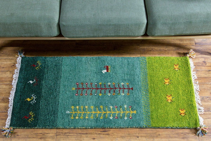 5/28 ハンドノッテッド ギャッベ プログラム 60x120cm rgm-r-gabbehprogram-120の画像