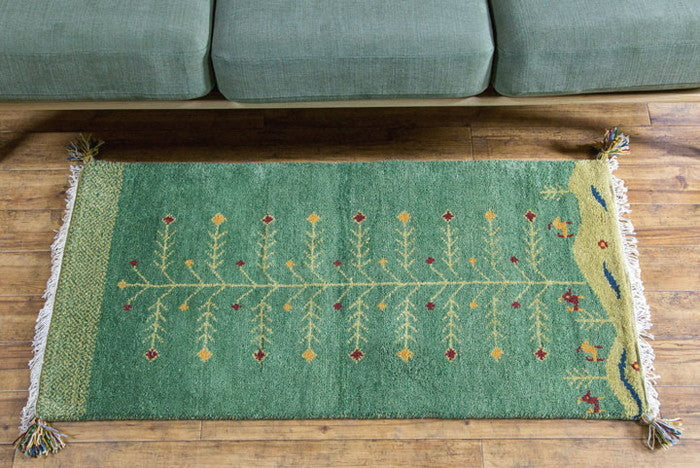 5/28 ハンドノッテッド ギャッベ プログラム 60x120cm rgm-r-gabbehprogram-120の画像