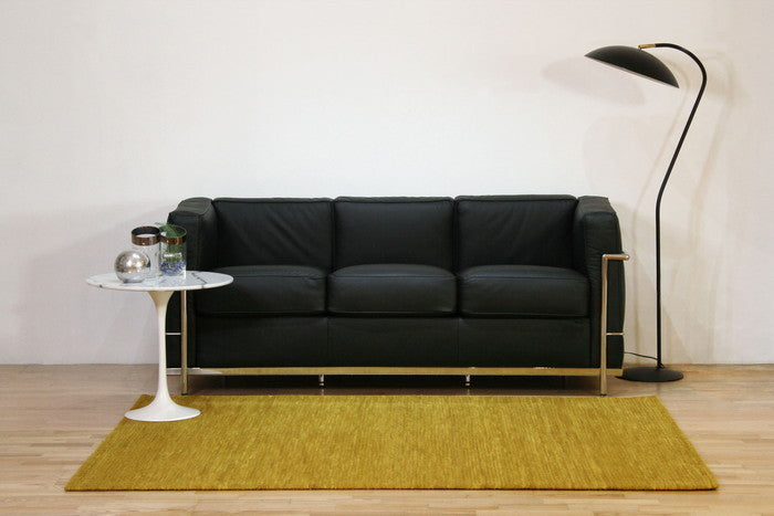 ハンドウーブン ウール メルボルン ミッドナイト セージ マスタード シルバーアイボリー 140x200cm rgm-r-melbourne-200の画像