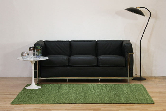 ハンドウーブン ウール メルボルン ミッドナイト セージ マスタード シルバーアイボリー 140x200cm rgm-r-melbourne-200の画像