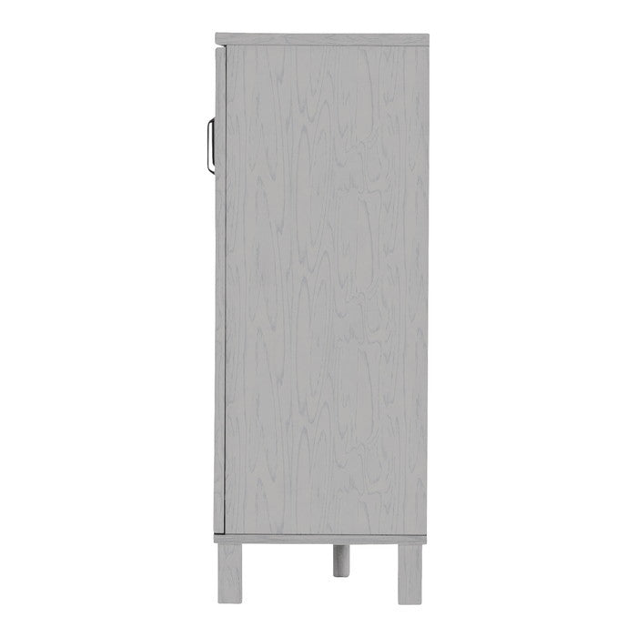 GENKA ジェンカ シューズ＆ストッカー 90cm幅 ホワイト ブラウン グレーナチュラル W869×D350×H935mmg sat-gk95-90の画像