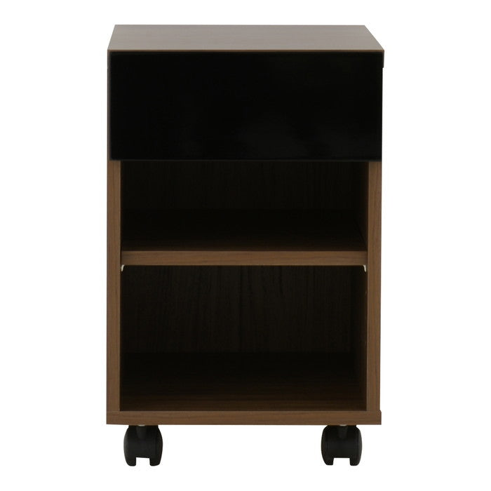 HELM ヘルム サイドチェスト オープンタイプ ブラウン ホワイト W350×D550×H538mm sat-hmk50-35srの画像