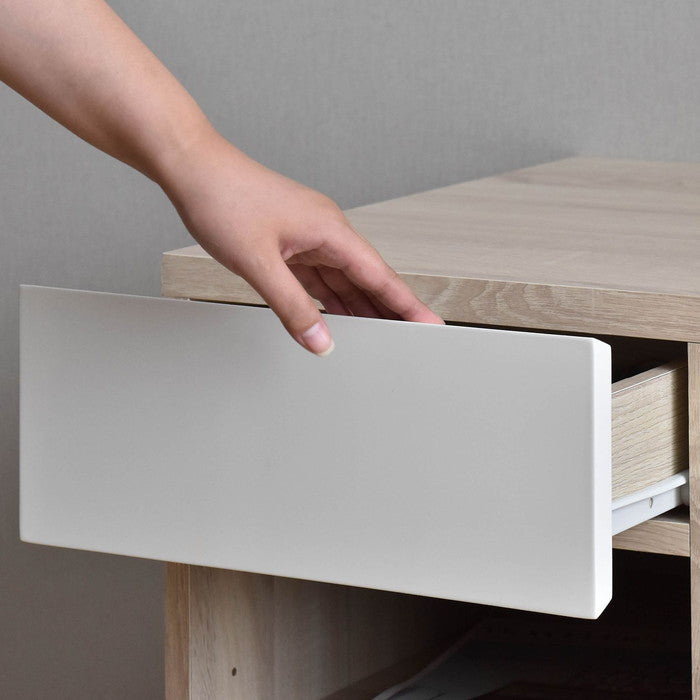 HELM ヘルム サイドチェスト オープンタイプ ブラウン ホワイト W350×D550×H538mm sat-hmk50-35srの画像