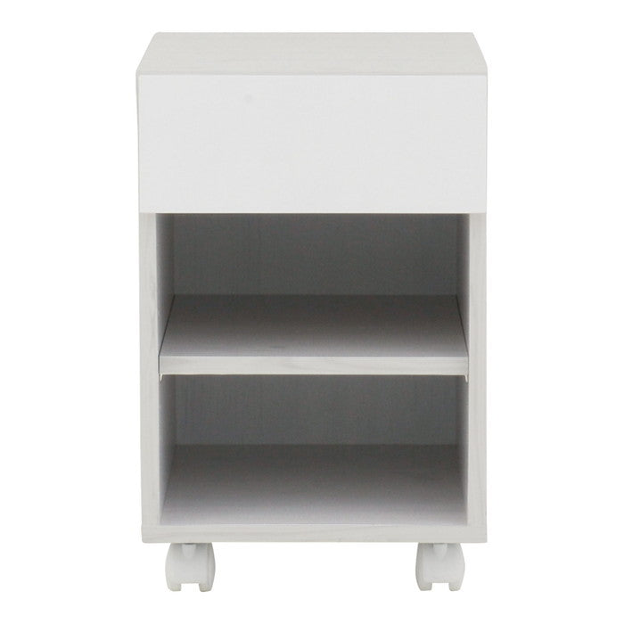 HELM ヘルム サイドチェスト オープンタイプ ブラウン ホワイト W350×D550×H538mm sat-hmk50-35srの画像