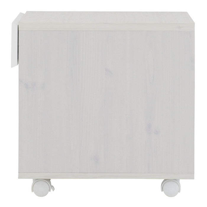 HELM ヘルム サイドチェスト オープンタイプ ブラウン ホワイト W350×D550×H538mm sat-hmk50-35srの画像