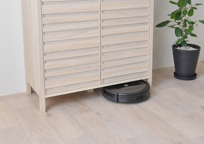 LAFIKA ラフィカ キッチンキャビネット ロータイプ・85.4cm幅 ホワイト オークナチュラル グレーナチュラル W854×D400×H900mm sat-lf90-90cの画像