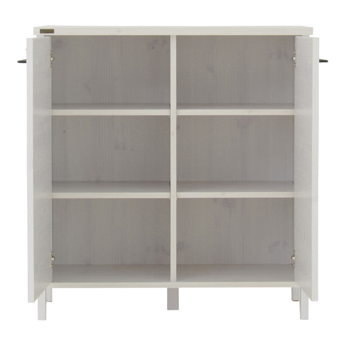 LAFIKA ラフィカ キッチンキャビネット ロータイプ・85.4cm幅 ホワイト オークナチュラル グレーナチュラル W854×D400×H900mm sat-lf90-90cの画像