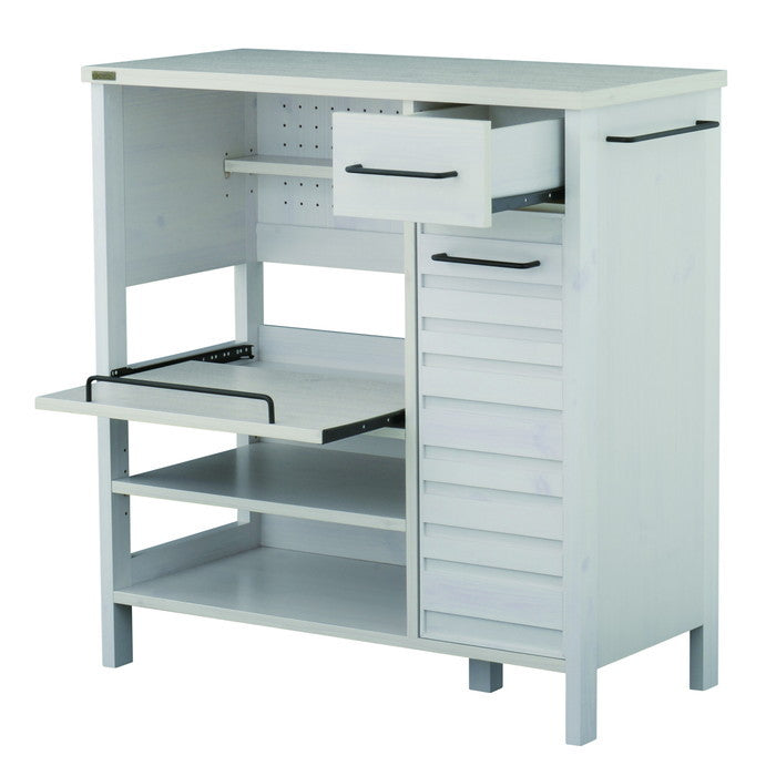 LAFIKA ラフィカ レンジボード レンジ台 レンジラック ロータイプ・85.4cm幅 ホワイト オークナチュラル グレーナチュラル W854×D400×H900mm sat-lf90-90lの画像