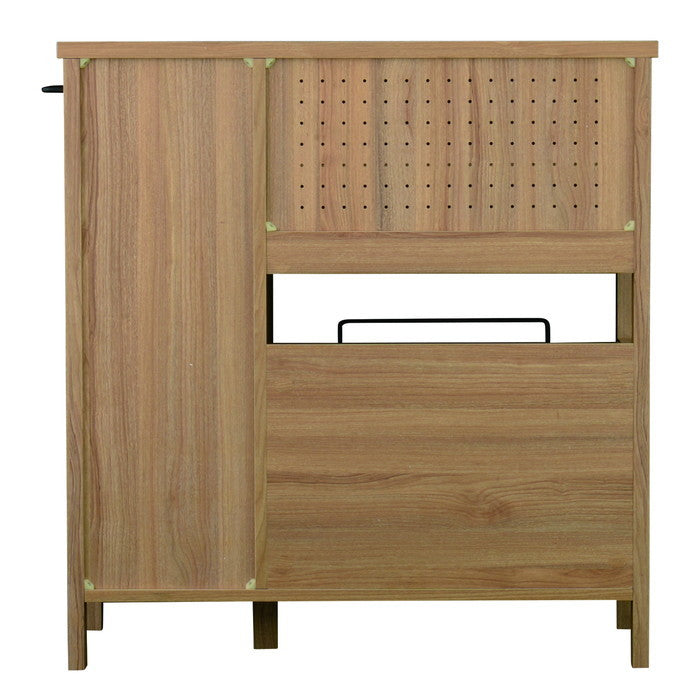 LAFIKA ラフィカ レンジボード レンジ台 レンジラック ロータイプ・85.4cm幅 ホワイト オークナチュラル グレーナチュラル W854×D400×H900mm sat-lf90-90lの画像