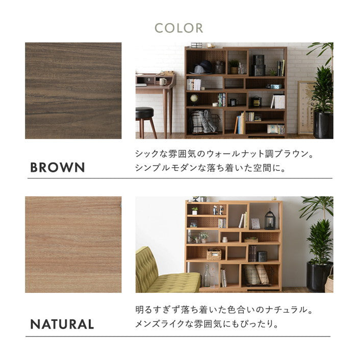 Like ライク 伸縮ラック ハイタイプ／90cm幅 ホワイト オークナチュラル W900?1663×D298×H1257mm sat-lk120-90ssrの画像