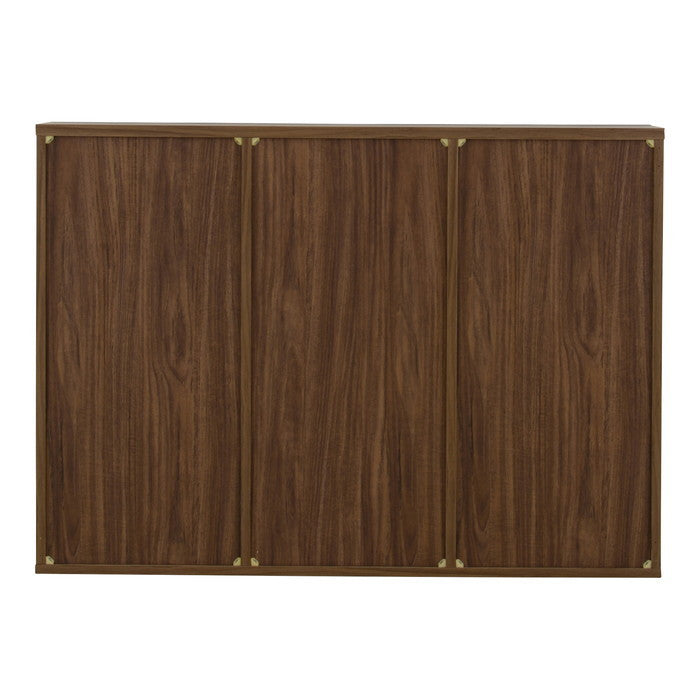 NEFLAS ネフラス オープンシェルフ 120cm幅 ホワイト ブラウン W1114.5×D300×H800mm sat-nf80-120opの画像