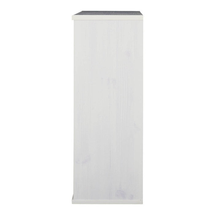 NEFLAS ネフラス オープンシェルフ 120cm幅 ホワイト ブラウン W1114.5×D300×H800mm sat-nf80-120opの画像