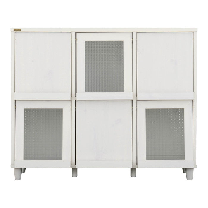 NEFLAS ネフラス ディスプレイラック 120cm幅 ホワイト W1114.5×D395×H920.5mm sat-nf90-120fの画像