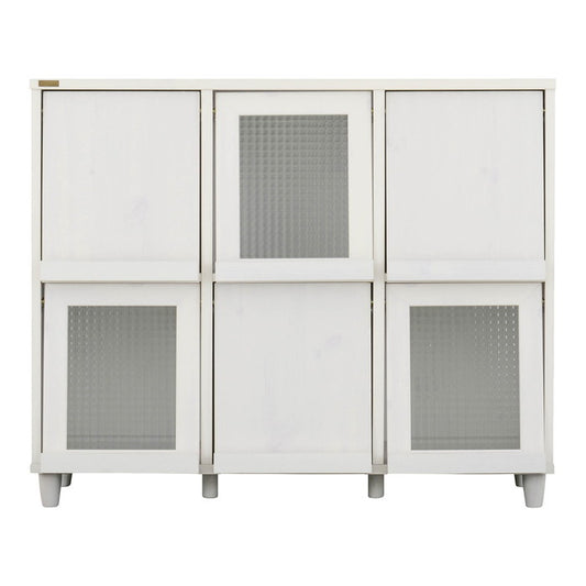 NEFLAS ネフラス ディスプレイラック 120cm幅 ホワイト W1114.5×D395×H920.5mm sat-nf90-120fの画像