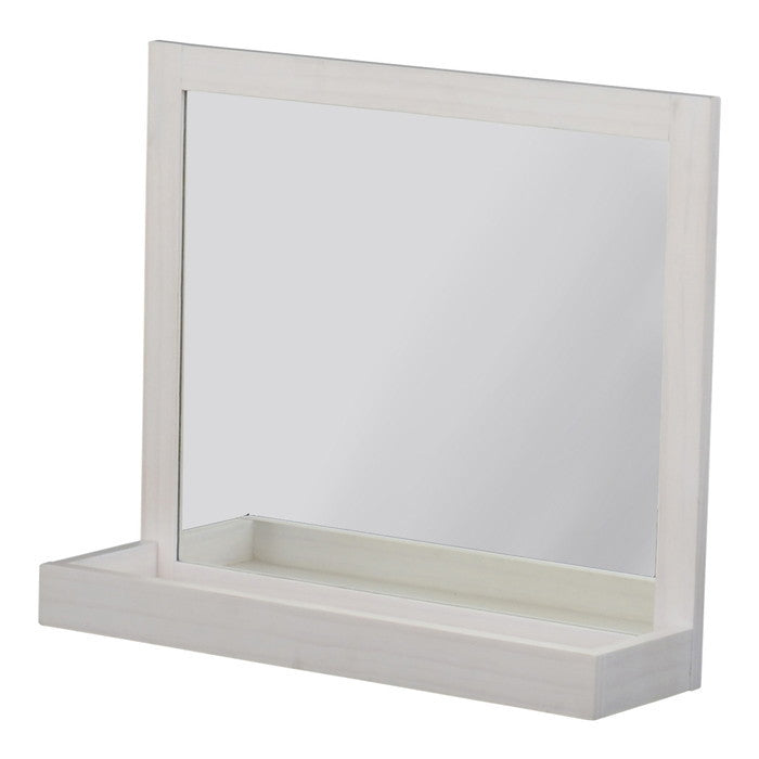 TOREM トレム ミラー ホワイト グレーナチュラル W524×D151×H450mm sat-tr55mrの画像