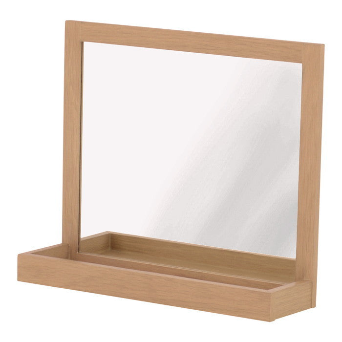 TOREM トレム ミラー ホワイト グレーナチュラル W524×D151×H450mm sat-tr55mrの画像