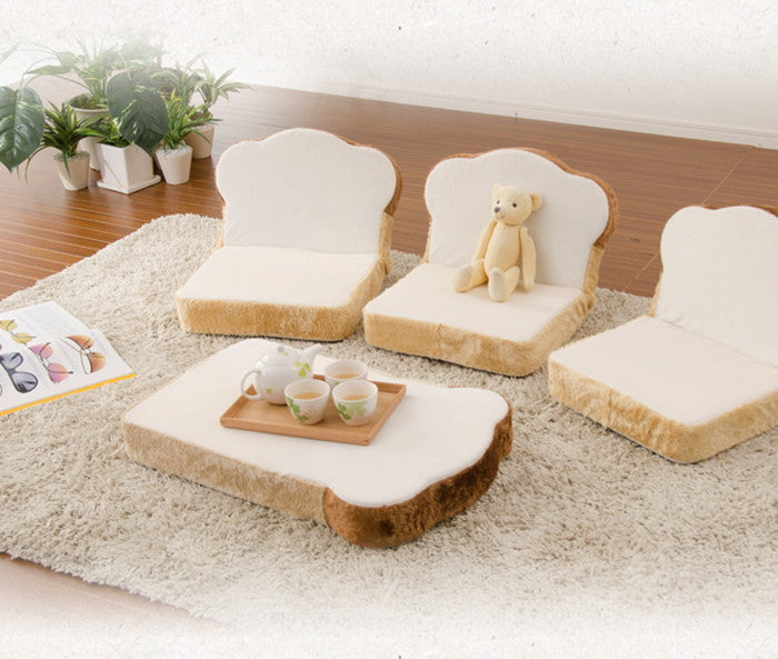 ぷちパン 座椅子 専用カバー D589a 食パンカバー トーストカバー sg-10224の画像