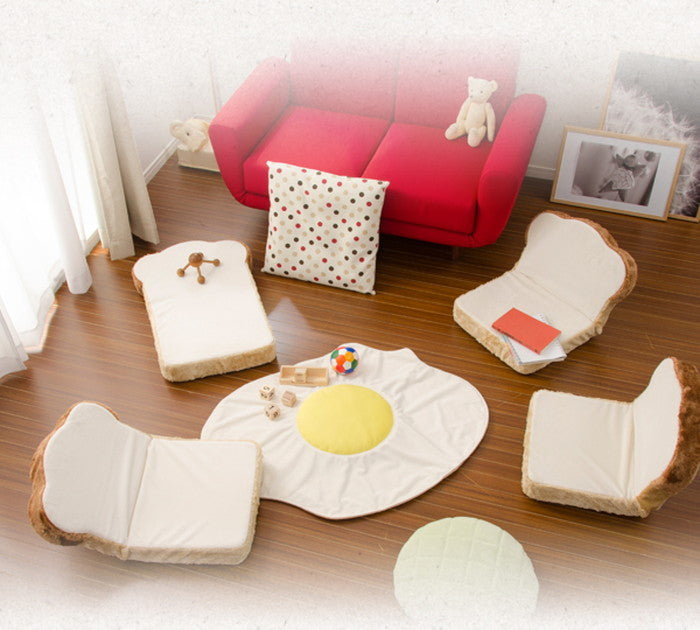 ぷちパン 座椅子 専用カバー D589a 食パンカバー トーストカバー sg-10224の画像