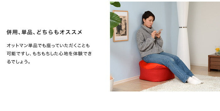 スゴビーズ ソファ 1P 1人掛けクッション A864 オットマン別売り sg-10255の画像