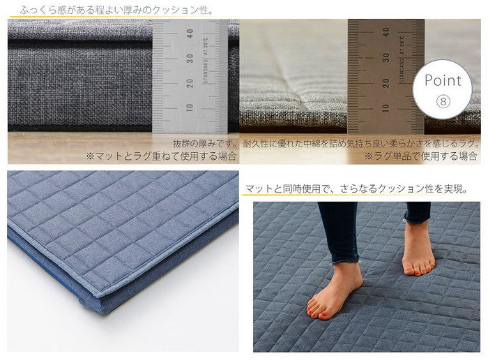 和楽のZONIA ラグマット L 190×240cm a827 sg-10314の画像