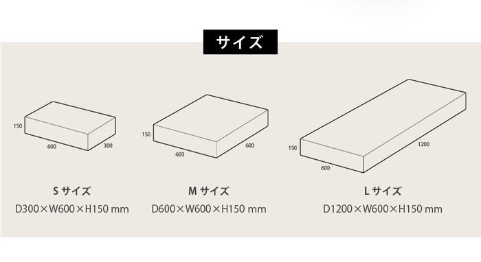 ブロックソファ ソファー クッション マット ライトブルー アッシュグレー インディゴブルー マスタード ベージュ Lサイズ a1112 sg-10369