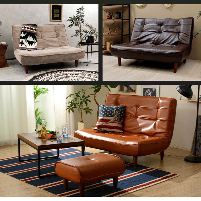 ハイバックソファ ヴィンテージタイプ 2人掛け a40-vtg A40p-682RED ワインレッド モスグリーン マスタード バイスブルー チャコールグレー ベージュ キャメル ダークブラウン sg-10417の画像