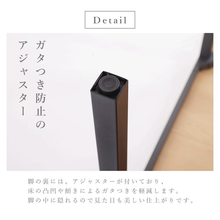 幅が調整出来る伸長式テーブル np-fg2266t ストーン調/グレー 大理石調/ホワイト 木目調/ナチュラル sg-10547の画像