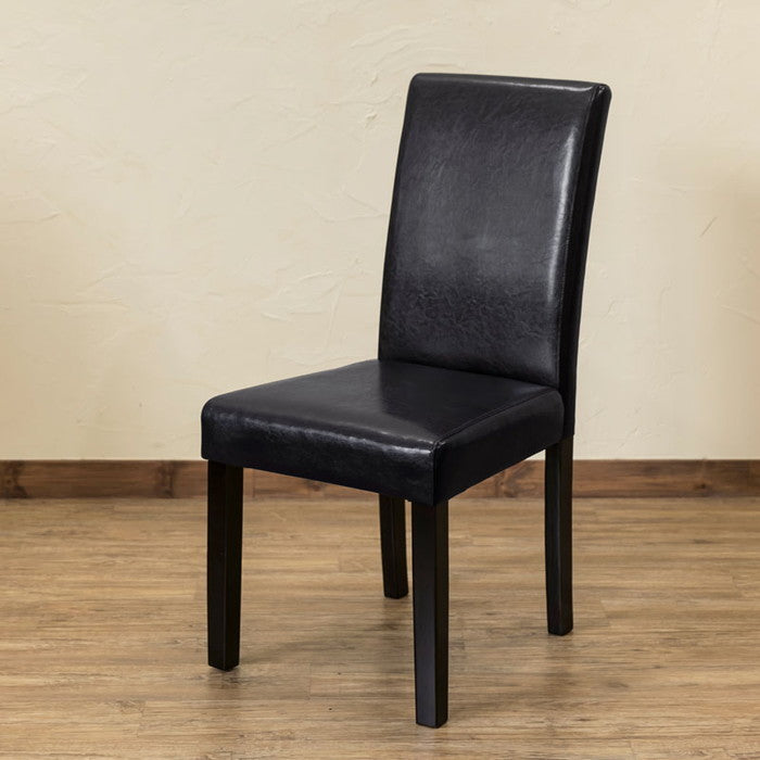 PU ダイニング チェア 2脚入り BK/BR/IV ブラック ブラウン アイボリー sk-aw02の画像