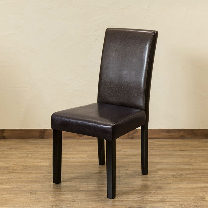 PU ダイニング チェア 2脚入り BK/BR/IV ブラック ブラウン アイボリー sk-aw02の画像