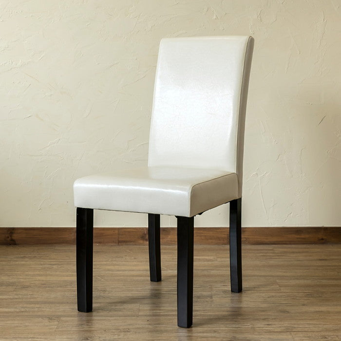 PU ダイニング チェア 2脚入り BK/BR/IV ブラック ブラウン アイボリー sk-aw02の画像