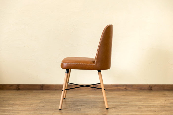 Harvey ダイニング チェア PBR/PCM/PGR ファブリックブルー PUレザーブラウン PUレザーキャメル PUレザーグレー sk-clf14の画像