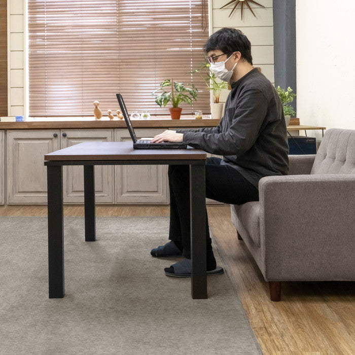 ソファ対応 ハイタイプ コタツ 110×70 BR/NA/WAL ブラウン ナチュラル ウォールナット sk-dck11の画像