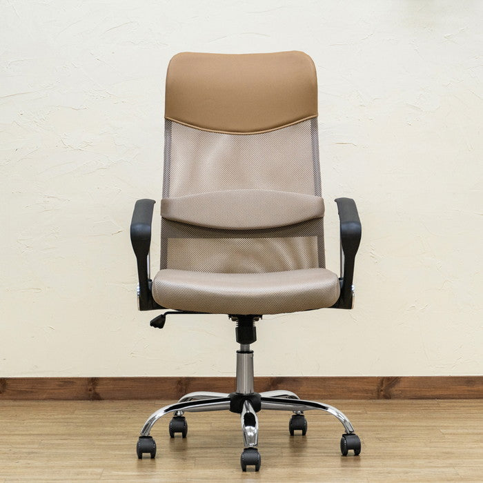 NEWメッシュチェア ハイバック BE/BK/BL/GR/KH/WN ベージュ ブラック ブルー グレー カーキ ワインレッド sk-hay11の画像