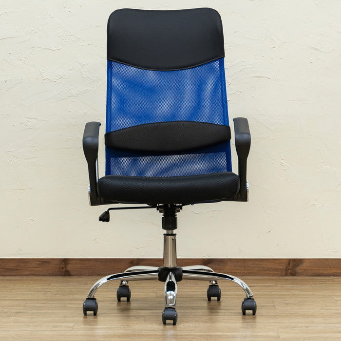 NEWメッシュチェア ハイバック BE/BK/BL/GR/KH/WN ベージュ ブラック ブルー グレー カーキ ワインレッド sk-hay11の画像