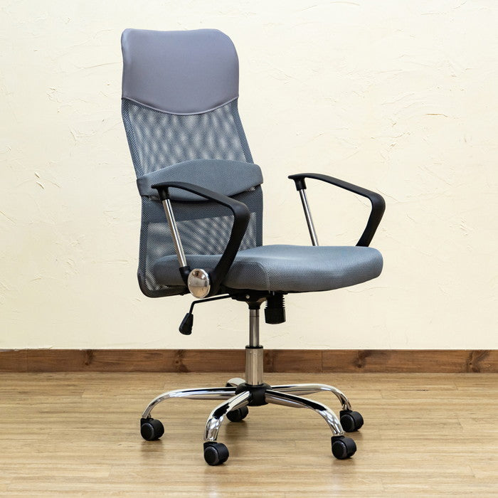 NEWメッシュチェア ハイバック BE/BK/BL/GR/KH/WN ベージュ ブラック ブルー グレー カーキ ワインレッド sk-hay11の画像