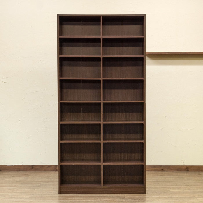 本棚 多目的ラック 180×88 WAL/WW ウォールナット ホワイトウォッシュ sk-hmp07の画像